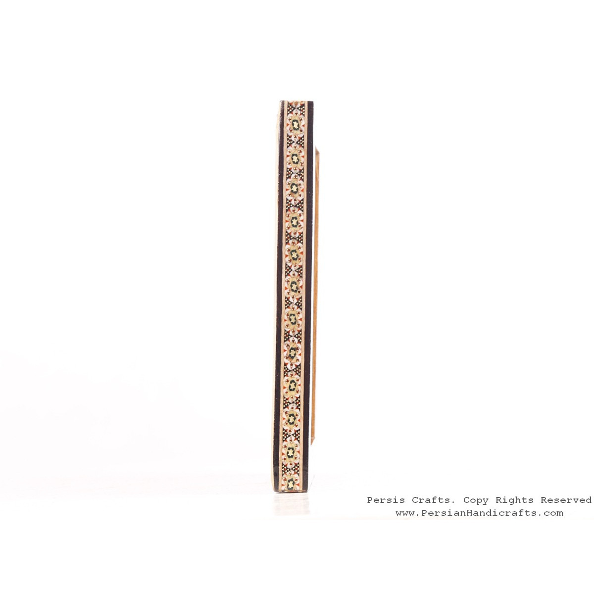 Miniature Hanpainting (Traditional Style Door) with Khatam Frame - HM3105-Persian Handicrafts