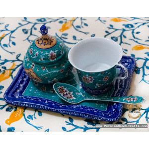 Tea Sugar Set | Hand Painted Minakari | PHE2101 | Persiada