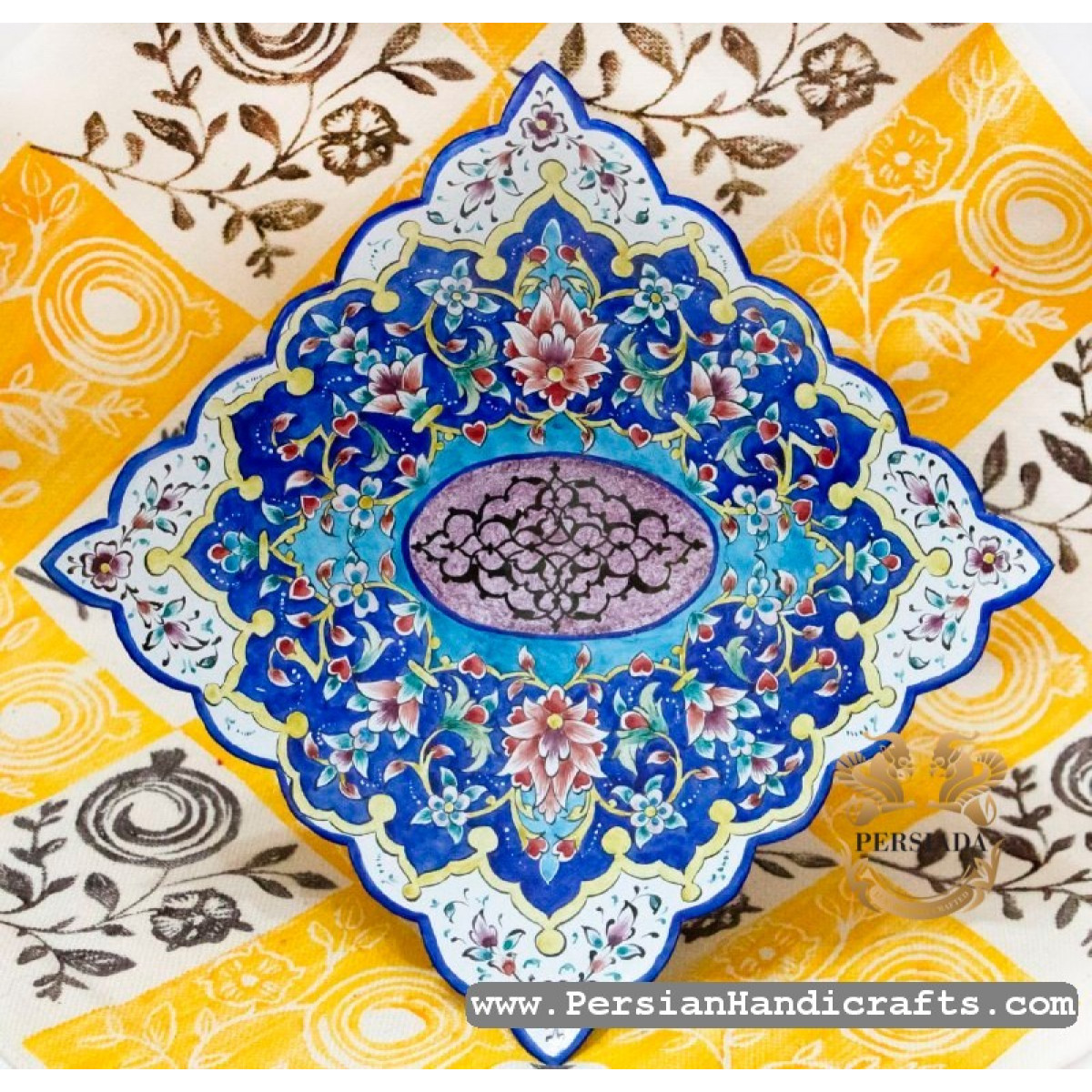 Wall Plate | Hand Painted Minakari | PHE2105 | Persiada