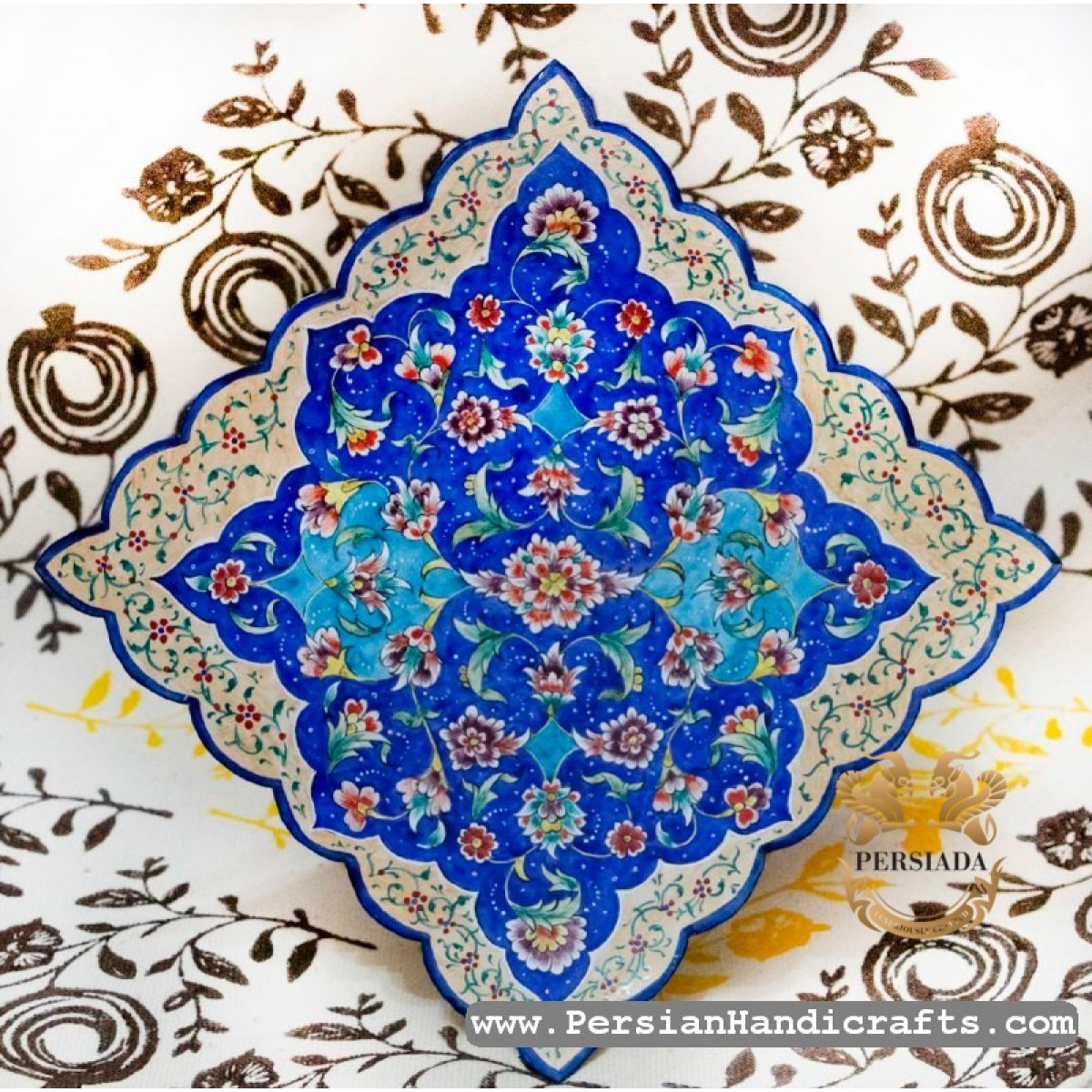 Wall Plate | Hand Painted Minakari | PHE2105 | Persiada