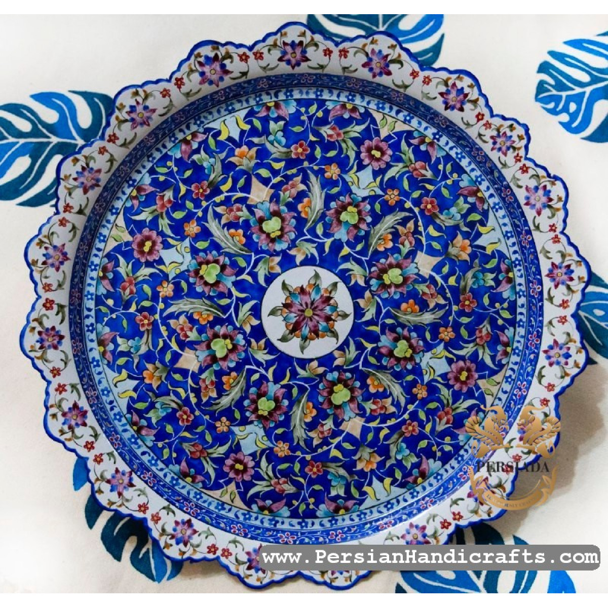 Wall Plate | Hand Painted Minakari | PHE2106 | Persiada