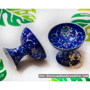 Pedestal Dish | Hand Painted Minakari | PHE2113 | Persiada