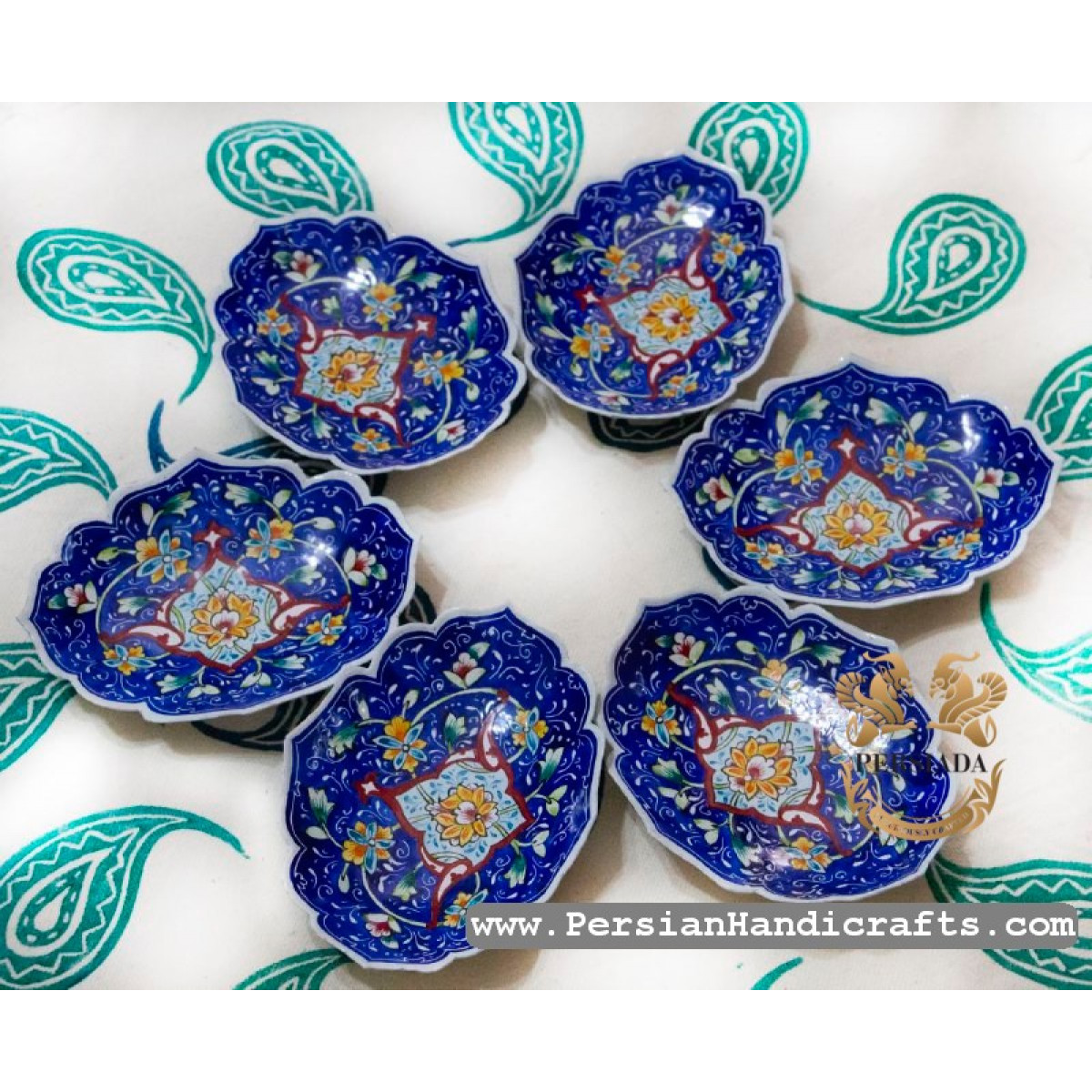 Haft Sin Plate | Hand Painted Minakari | PHE2116 | Persiada