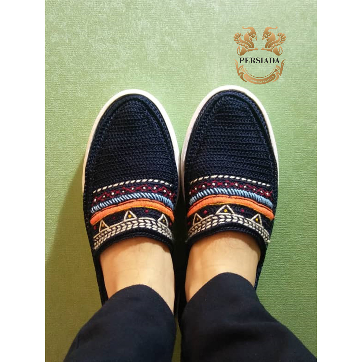 Give Traditional Persian Shoes | Cotton Handmade | PHG701 | Persiada