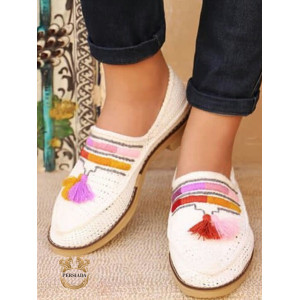 Give Traditional Persian Shoes | Cotton Handmade | PHG701 | Persiada