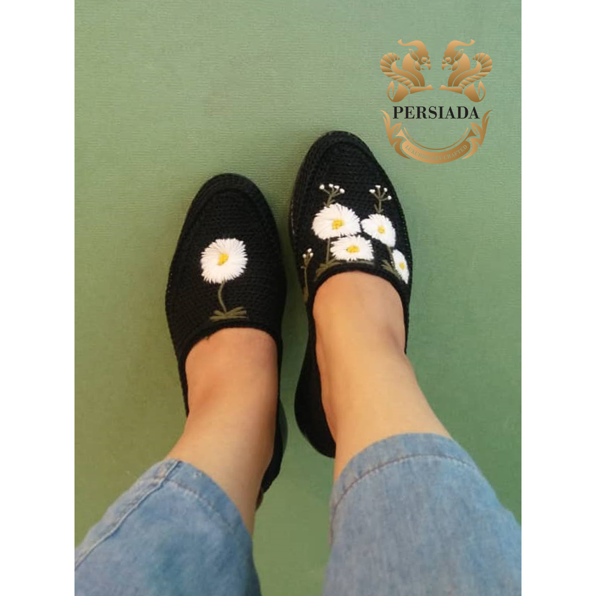 Give Traditional Persian Shoes | Cotton Handmade | PHG701 | Persiada