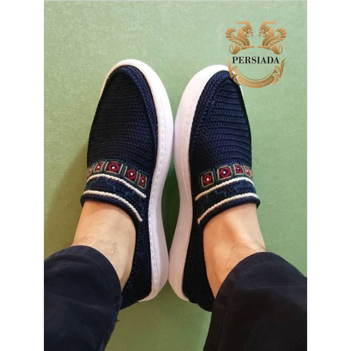 Give Traditional Persian Shoes | Cotton Handmade | PHG701 | Persiada