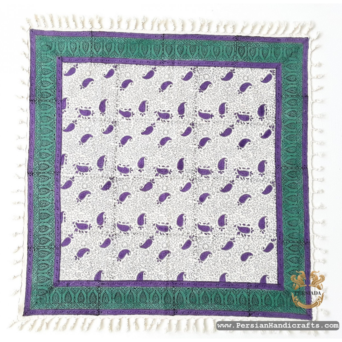 Square Tablecloth | Handmade Organic Cotton | PHGH611 Persiada 