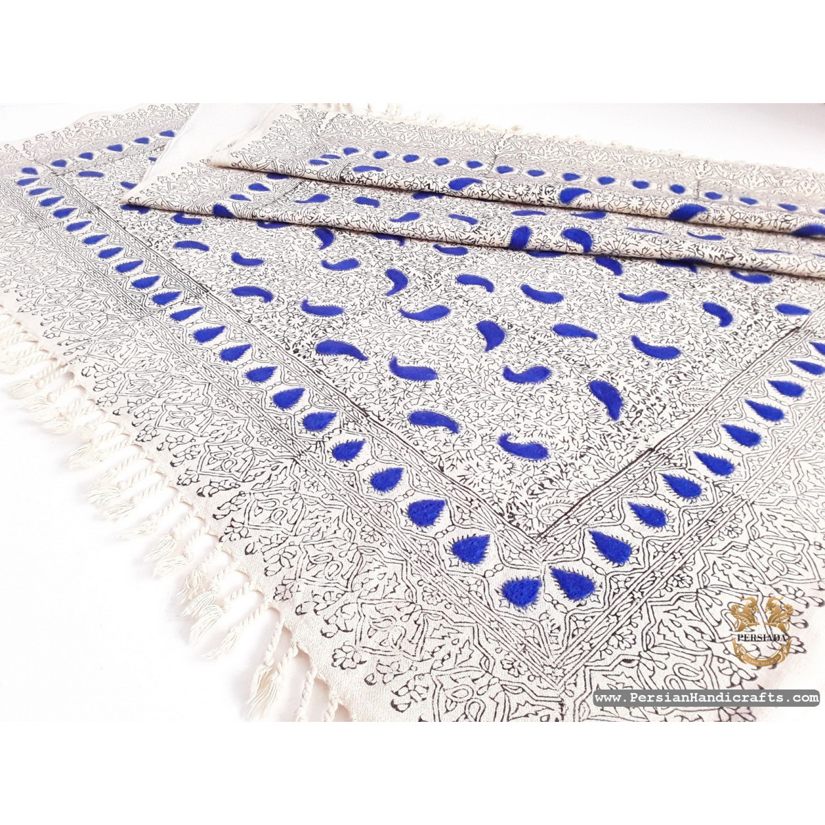 Rectangle Tablecloth | Handmade Organic Cotton| PHGH614 Persiada