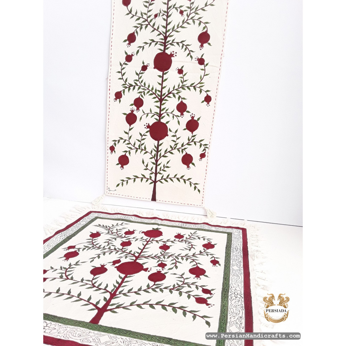 Runner Tablecloth | Handmade Organic Cotton | PHGH616 Persiada