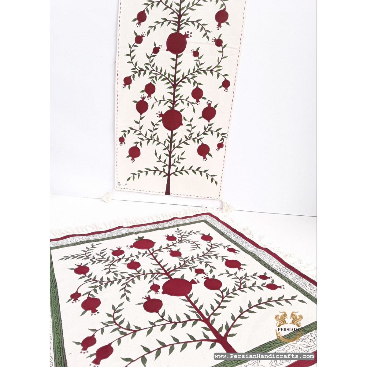 Runner Tablecloth | Handmade Organic Cotton | PHGH616 Persiada