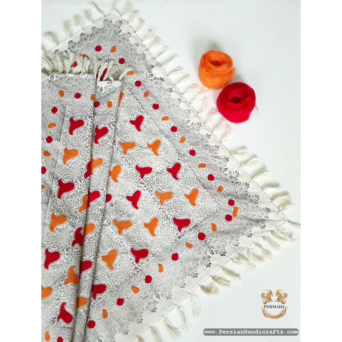 Cushion Cover Tablecloth | Handmade Organic Cotton| PHGH618 Persiada