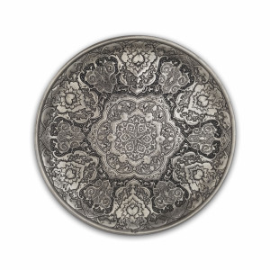 Luxurious Wall Plate | Detail Eslimi Handgraved Ghalamzani | PHGL701 | Persiada