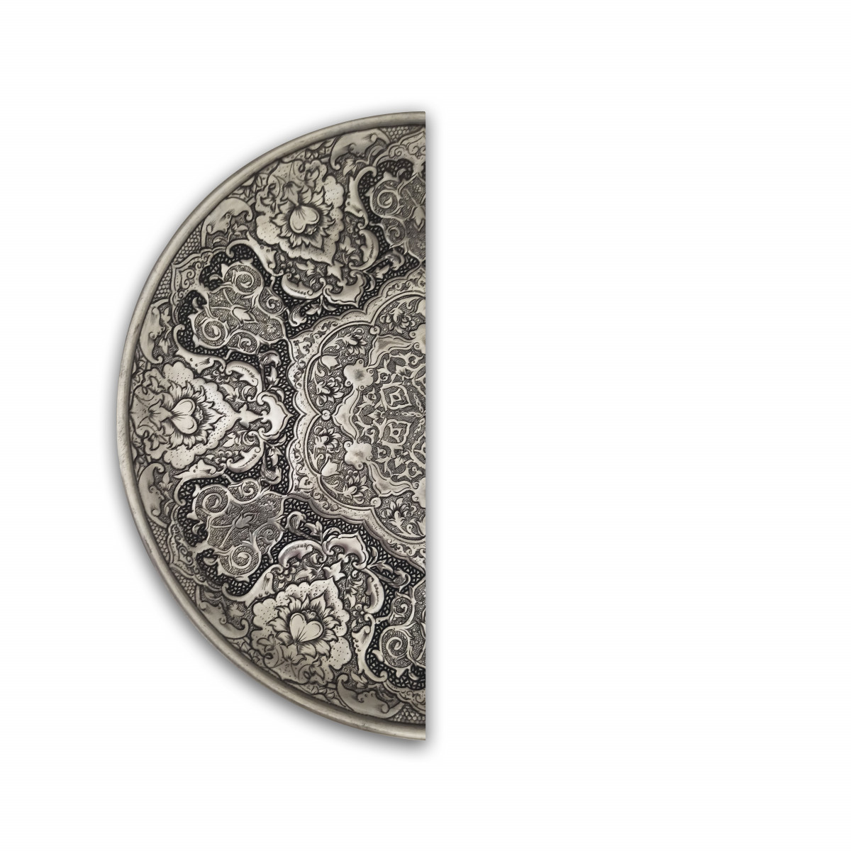 Luxurious Wall Plate | Detail Eslimi Handgraved Ghalamzani | PHGL701 | Persiada