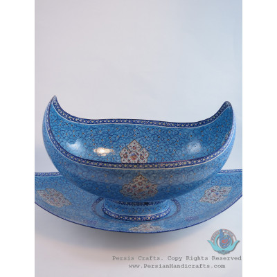 Enamel (Minakari) Kashkool Candy Dish & Plate - PE1101