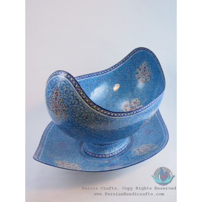 Enamel (Minakari) Kashkool Candy Dish & Plate - PE1101