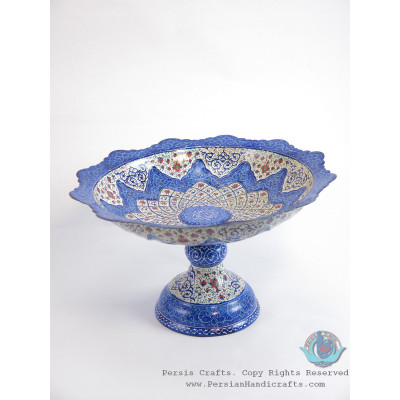 Enamel (Minakari) Pedestal Cookie Platter - PE1103