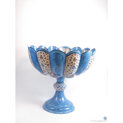 Enamel (Minakari) Pedestal Compote Candy Dish - PE1104