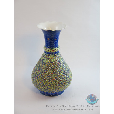 Enamel (Minakari)  Eslimi Flower Vase - PE1114