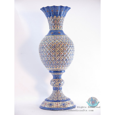 Enamel (Minakari)  Eslimi Pedestal Flower Vase - PE1119