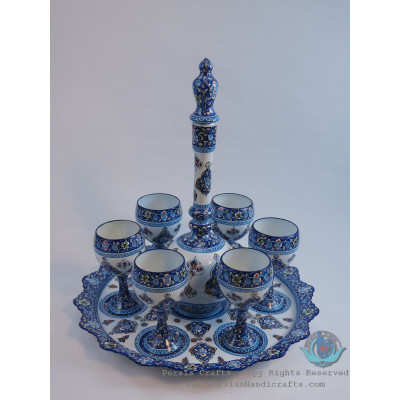 Enamel (Minakari) Slim Jug w Lid - PE1127