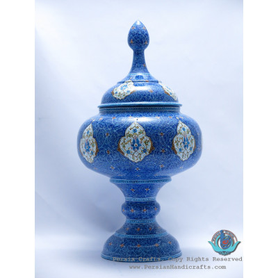 Enamel (Minakari) Eslimi Pedestal Candy Dish - PE1128