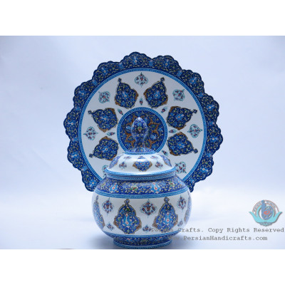 Enamel (Minakari) Eslimi Toranj Wall Hanging Plate - PE1129
