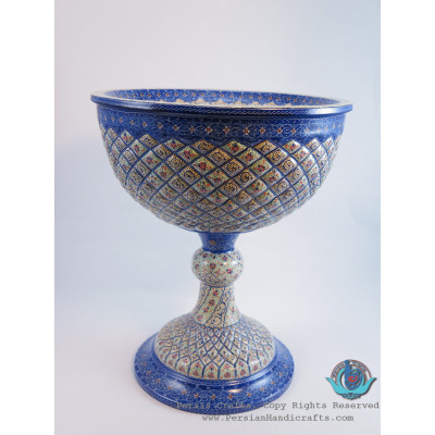 Enamel (Minakari) Eslimi Pedestal Candy/Nuts Bowl - PE1136