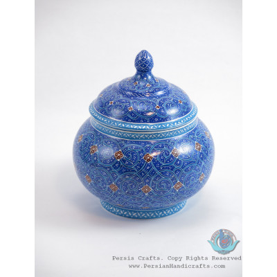 Enamel (Minakari)  Eslimi Sugar Pot/Candy Dish - PE1148