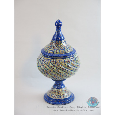 Enamel (Minakari) Eslimi Pedestal Candy Dish - PE1150