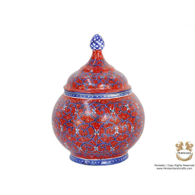 Mini Sugar Pot - Enamel Minakari | PE4106