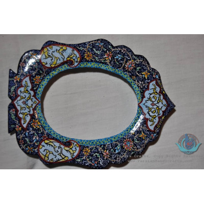 Enamel Minakari Mirror Frame	- PE1013