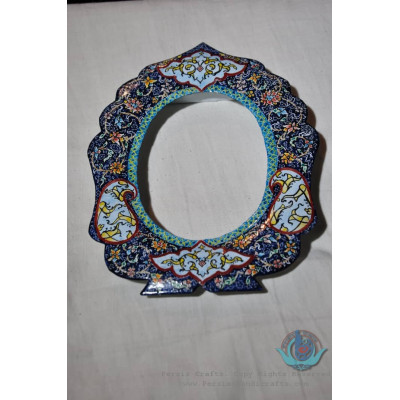 Enamel Minakari Mirror Frame	- PE1013
