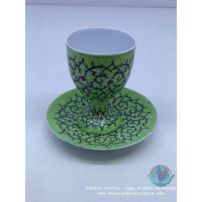 Enamel (Minakari) Egg Cup & Saucer - PE1039