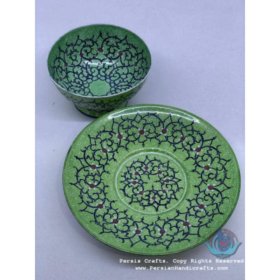 Enamel (Minakari) Mini Candy/Nut Bowl & Plate - PE1058