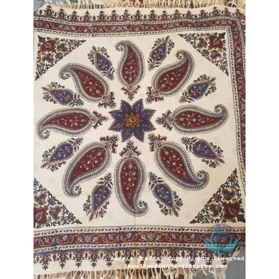 Hand Printed Ghalamkar Tablecloth - PGH1002