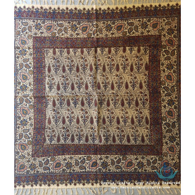 Hand Printed Ghalamkar Tablecloth - PGH1009