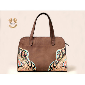 Handmade Satchel Bag | Hand Painted on Leather | PHB101 | Persiada 