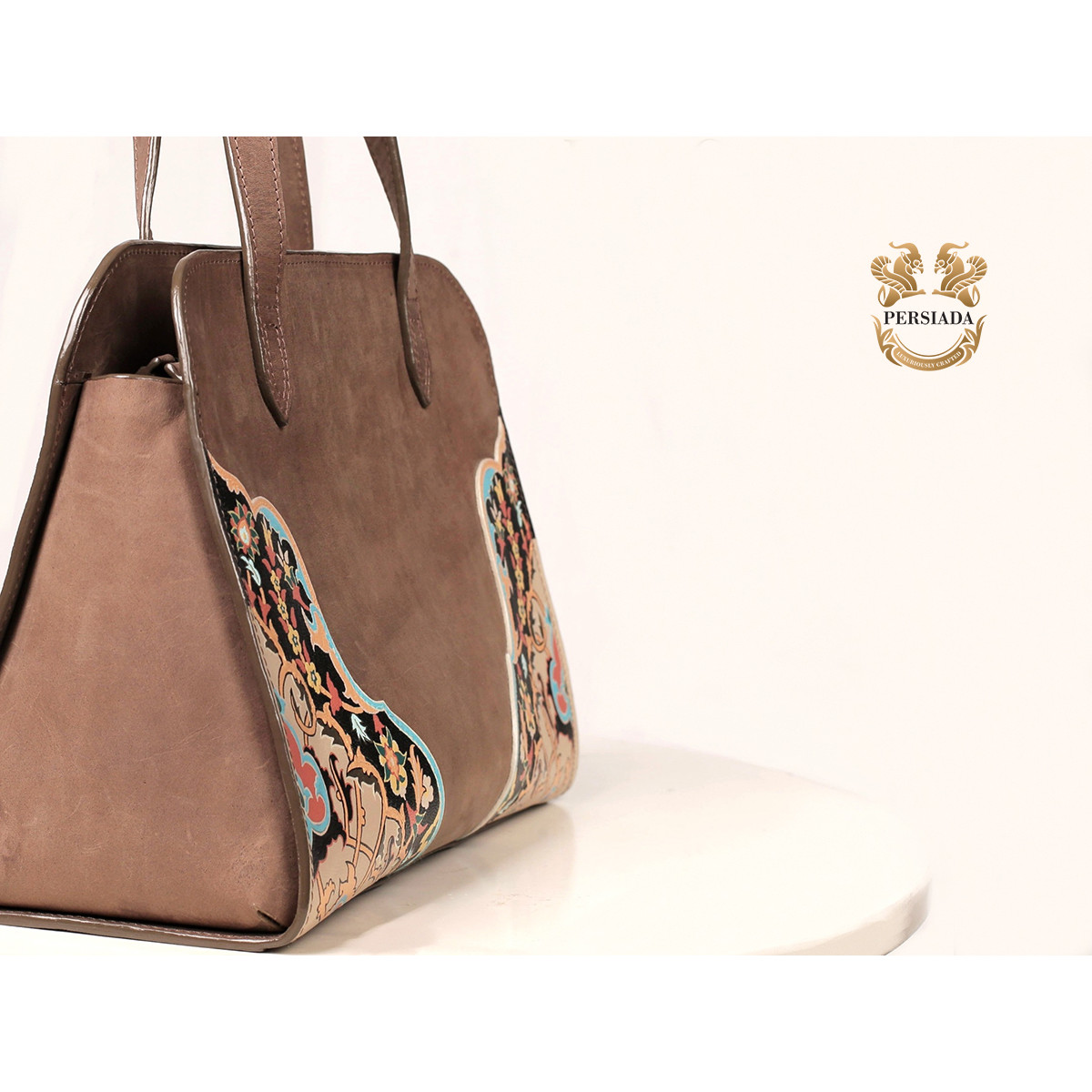 Handmade Satchel Bag | Hand Painted on Leather | PHB101 | Persiada 