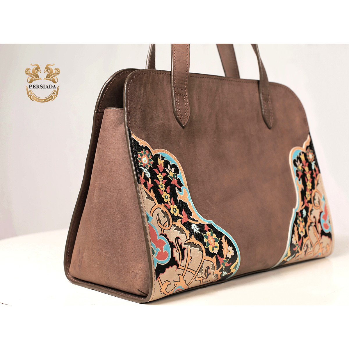 Handmade Satchel Bag | Hand Painted on Leather | PHB101 | Persiada 