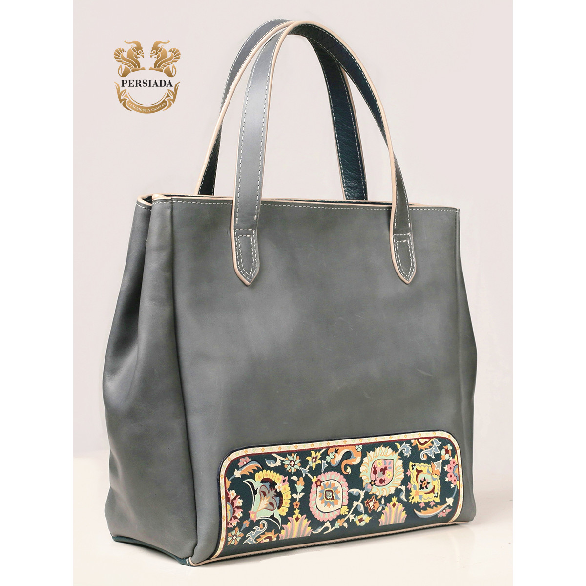 Handmade Satchel Bag | Hand Painted on Leather | PHB103 | Persiada 