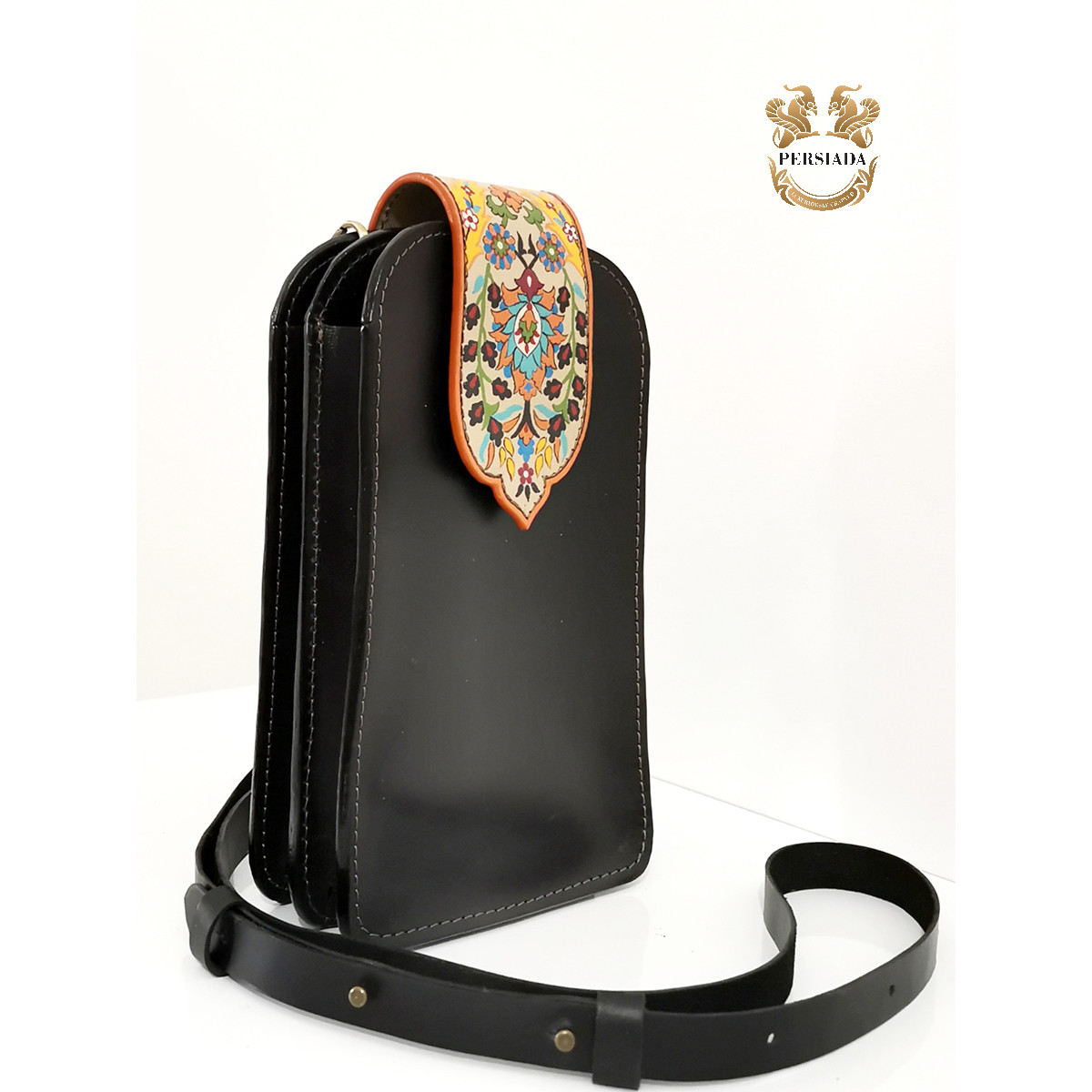 Handmade saddle bag | Hand Painted on Leather | PHB104 | Persiada 