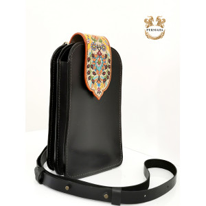 Handmade saddle bag | Hand Painted on Leather | PHB104 | Persiada 