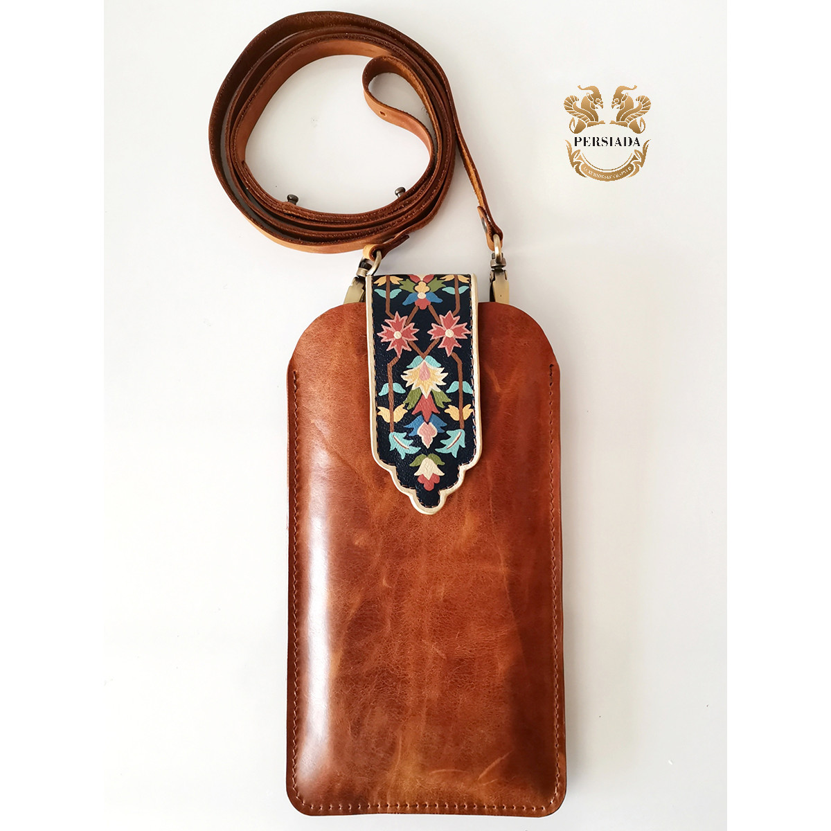 Handmade saddle bag | Hand Painted on Leather | PHB105 | Persiada 