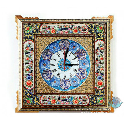 Khatam Marquetry Wall Clock - PKH1020