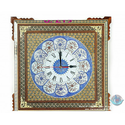 Khatam Marquetry Wall Clock - PKH1020 Khatam Marquetry Wall Clock - PKH1020