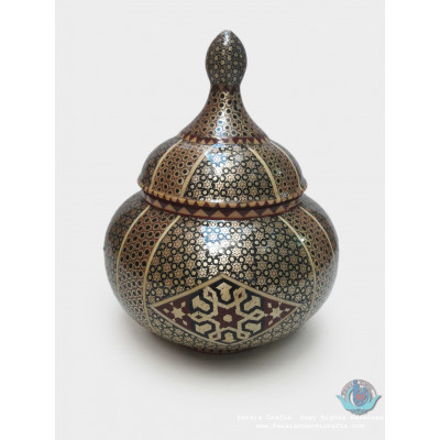 Khatam on Copper Candy Bowl Dish - PKH1025