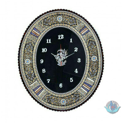 Khatam Marquetry Wall Clock - PKH1029 Khatam Marquetry Wall Clock - PKH1029