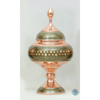 Khatam Marquetry Pedestal Dish - PKH1034