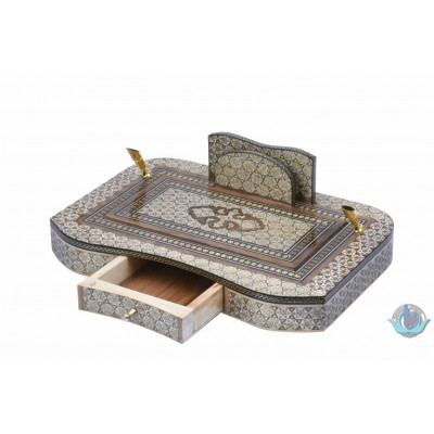 Classical Design Khatam Marquetry Pen Holder - PKH1048